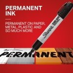 Sharpie King Size Permanent Markers, Chisel Tip, Black, 12 Count - Thick Poster Markers, Heavy Duty For Work & Industrial Use, High Capacity Ink Supply, For Paper, Metal, Plastic, And More - Image 3