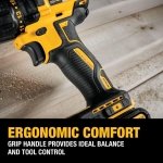 DEWALT 20V MAX Cordless Drill Driver Set, Electric Drill, Brushless 1/2 In 2 Speed, 2.0 Ah Battery and Charger Included, LED Light (DCD777D1) - Image 6