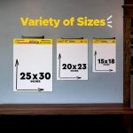 Post-it Super Sticky Easel Pad, 25 x 30 in, White Lined, 4 Pads - Image 9