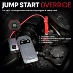 Schumacher Electric 12V Lithium Jump Starter & Power Pack - Portable 1000A Battery Jumper with 10W Wireless Charging, USBA/USBC Fast Charging & Multi-Mode LED Flashlight - 4-in-1 SL1672 - Image 5