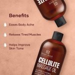 Botanic Hearth Anti Cellulite Massage Oil - Unique Blend of Massage Essential Oils - 8 fl oz - Image 6
