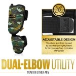 Franklin Sports PRT Baseball + Softball Elbow Guard - Youth - Camo/Gold - Image 4