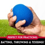 Franklin Sports MLB 27in Foam Bat & Ball Set - Kids Baseball and Bat Set - Includes Foam Bat and Ball - Officical MLB Licensed Product - Blue - Image 8